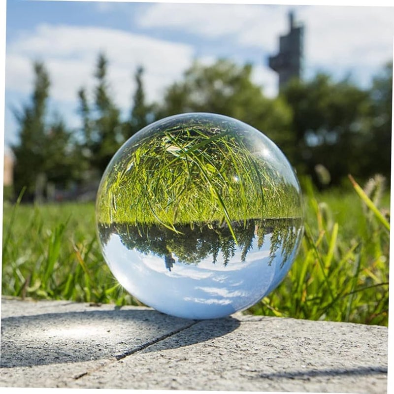 Clear Crystal Sphere 50mm for Photography Meditation Feng Shui Home Office Decor Solid Glass Ball - Image 4
